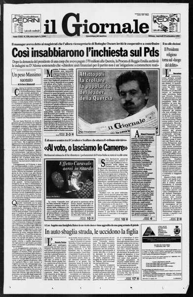 Il giornale : quotidiano del mattino